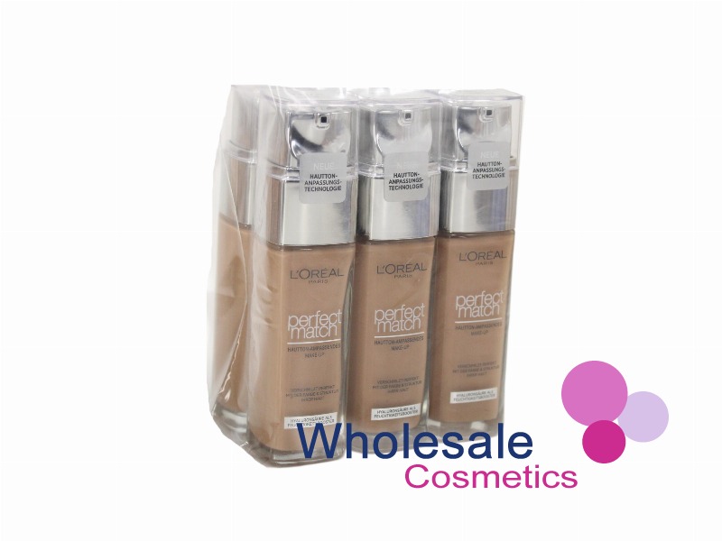 6 x L'Oreal Paris Perfect Match Foundation - 7 COOL UNDERTONE